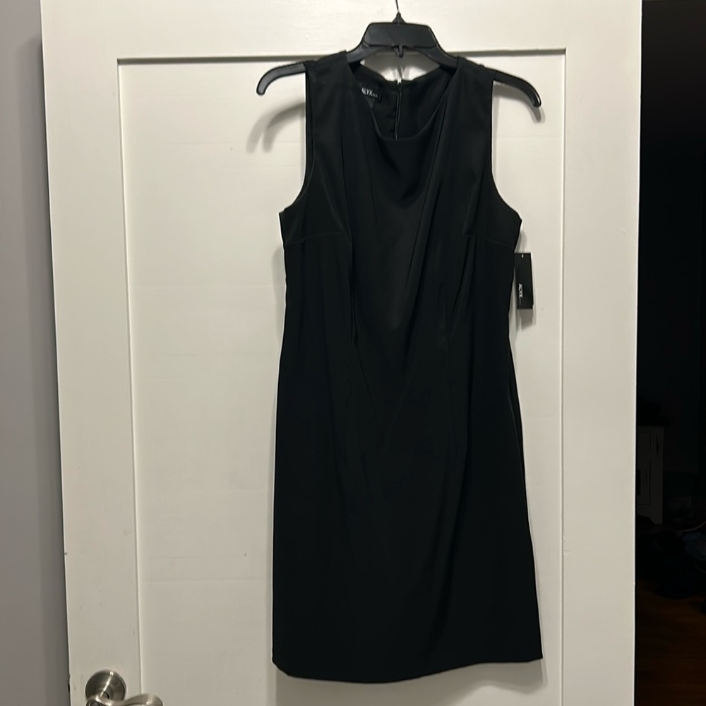 Black mini dress